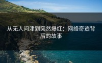 从无人问津到突然爆红：网络奇迹背后的故事